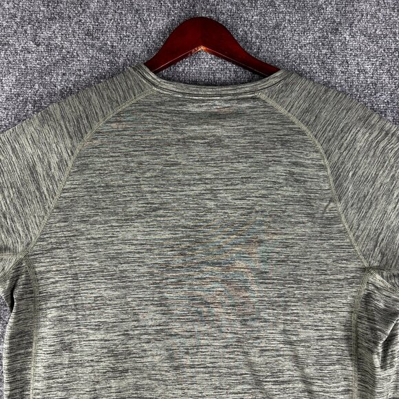 Eddie Bauer Tee Shirt Mens Medium First Ascent Green Stretch Short Sleeve Crew - Picture 6 of 8